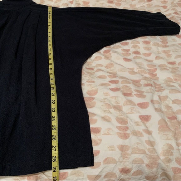 🚨SOLD Vintage Ink Blue Open Cotton Jacket - Picture 11 of 13